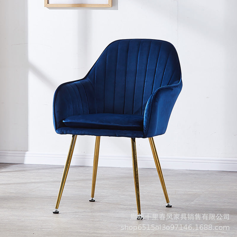 Royal blue velvet chairs hot sale