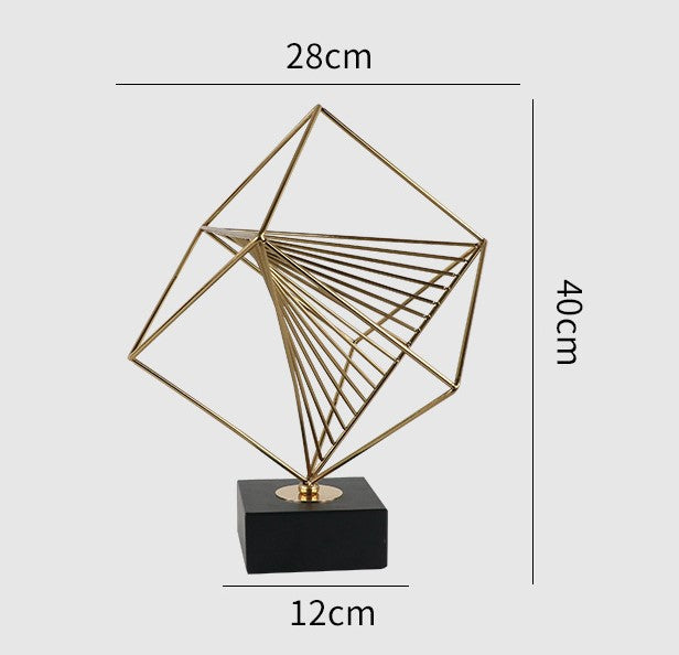 PVD Metal Showpiece For Home Decor [ 16Inches ]