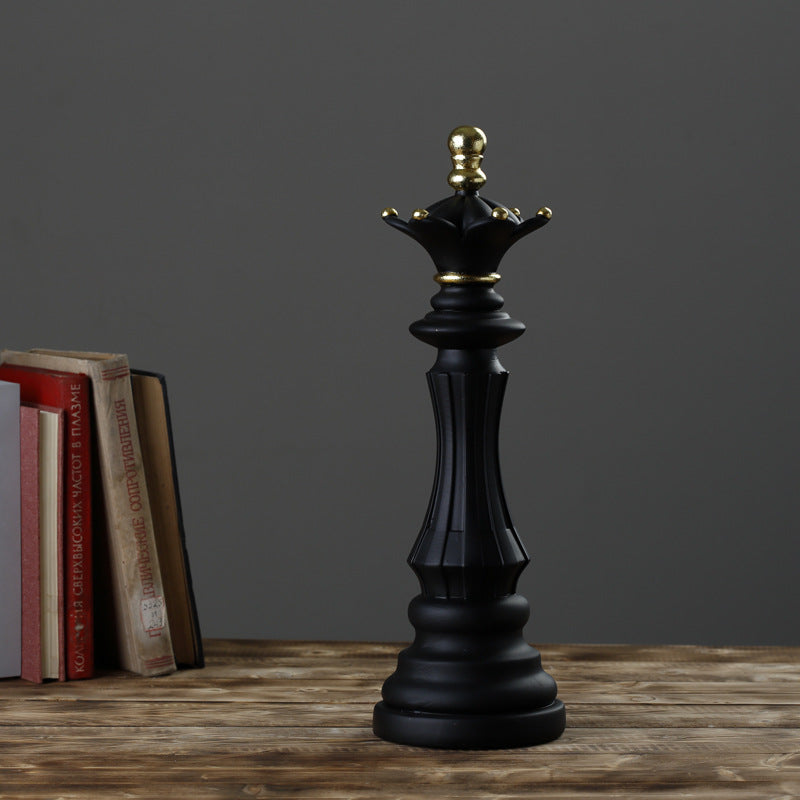 Chess Kingdom King Showpiece [ Black ]