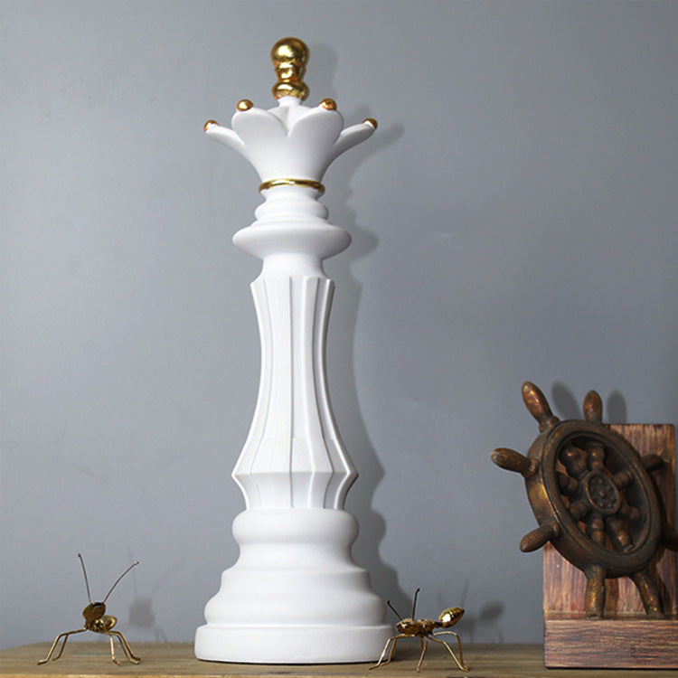 Chess Kingdom King Showpiece [ White ]