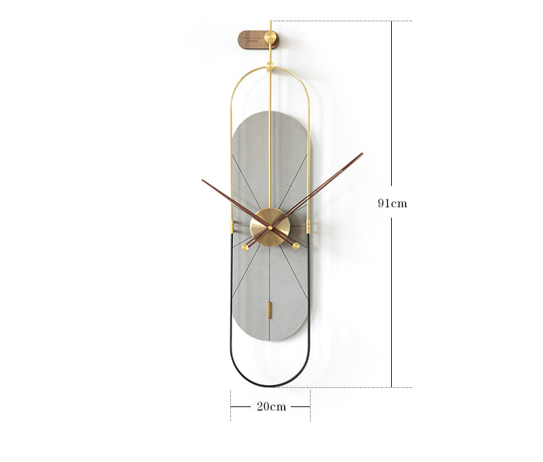 The Touch of Suave - Luxe Wall Clock Style 7