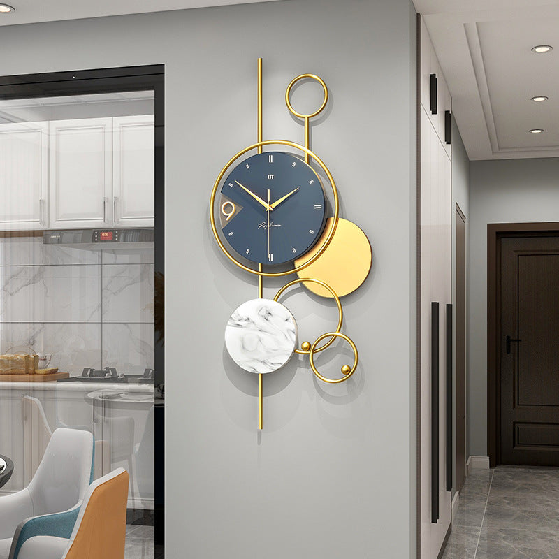 Fancy Metal Wall Clock For Home Decor