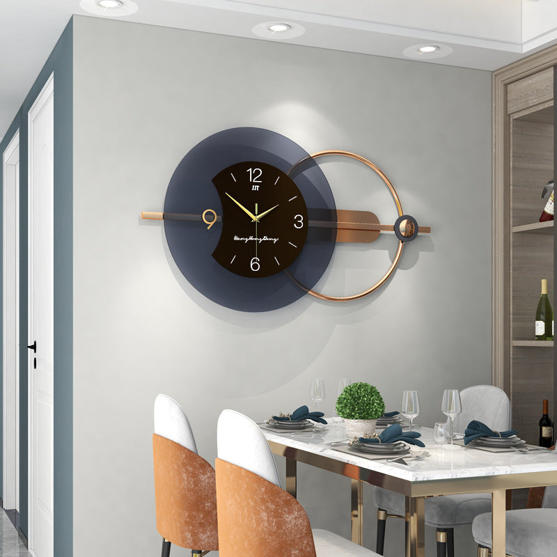 Fancy Metal Wall Clock For Home Decor