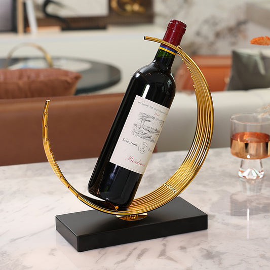 Gold Wine Holder / Table Showpiece