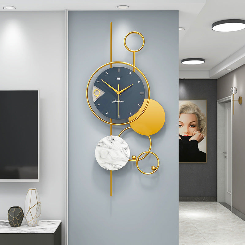 Fancy Metal Wall Clock For Home Decor