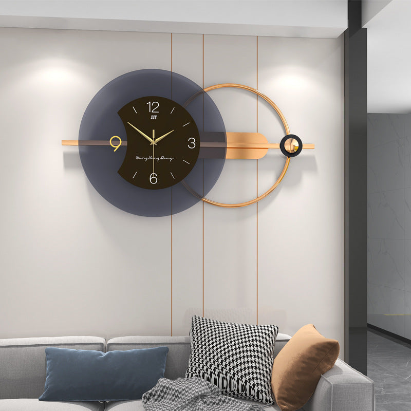 Fancy Metal Wall Clock For Home Decor