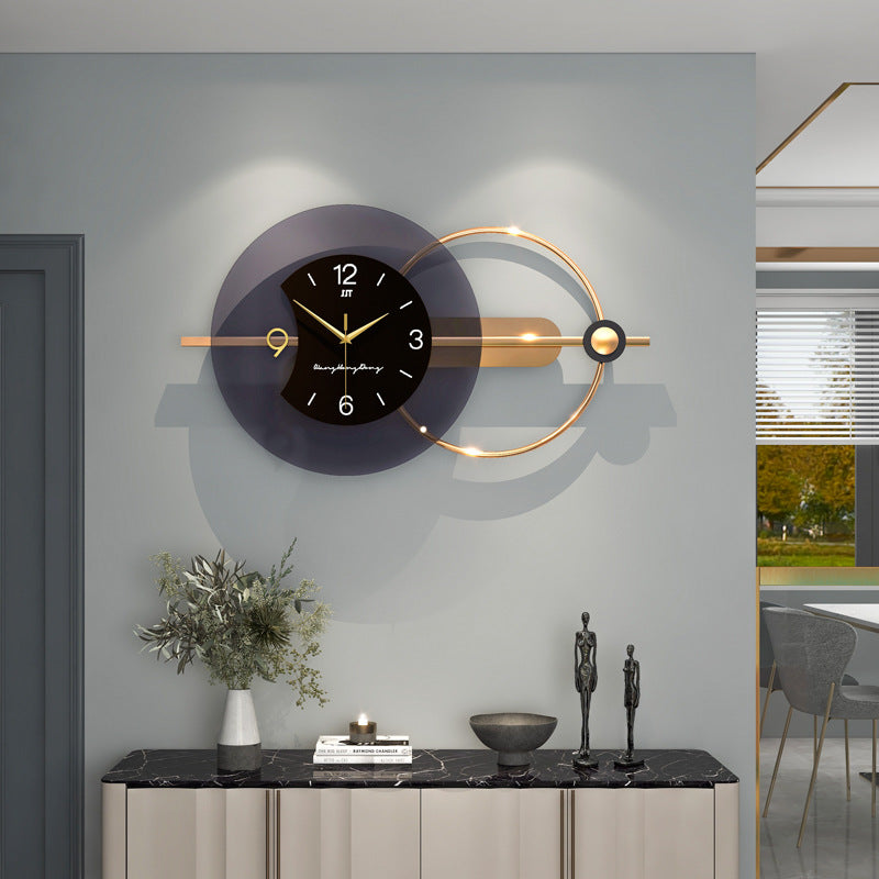 Fancy Metal Wall Clock For Home Decor