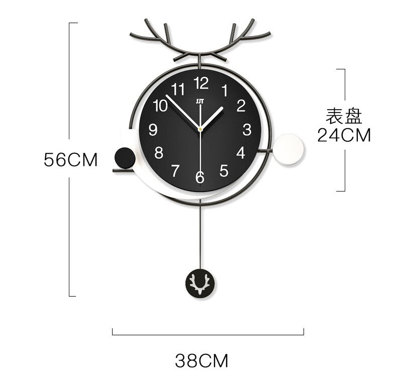 Fancy Metal Wall Clock For Home Decor