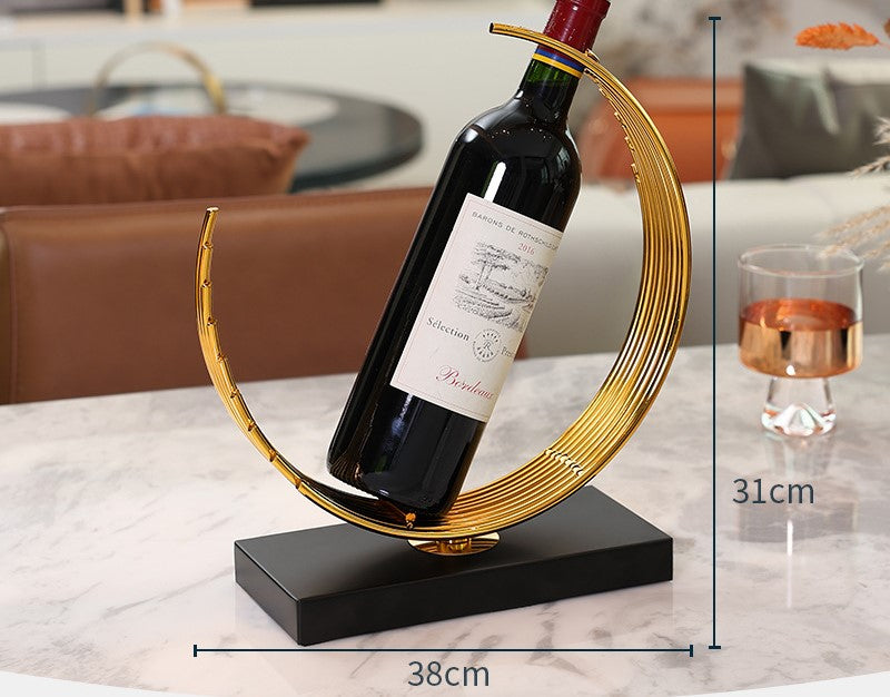 Gold Wine Holder / Table Showpiece