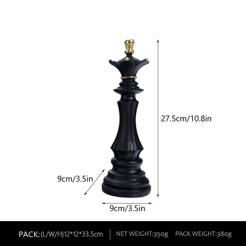 Chess Kingdom King Showpiece [ Black ]