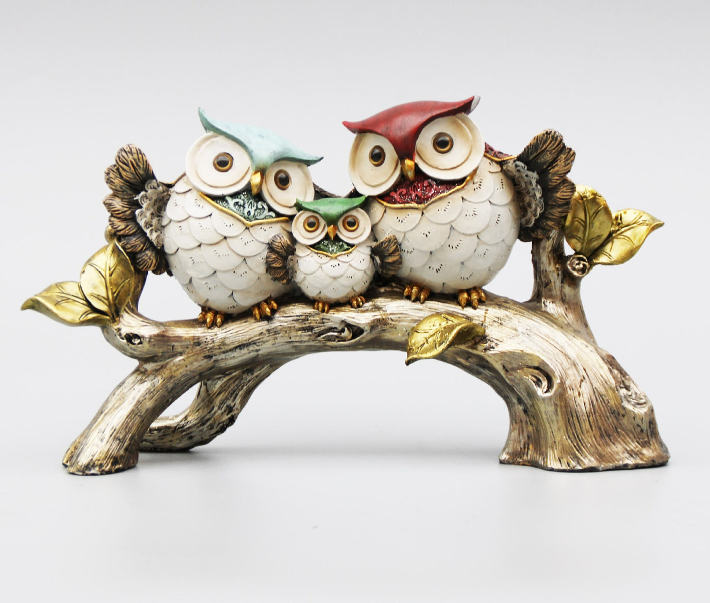 LUCKY OWL FAMILY DECOR [ STYLE 1 ]