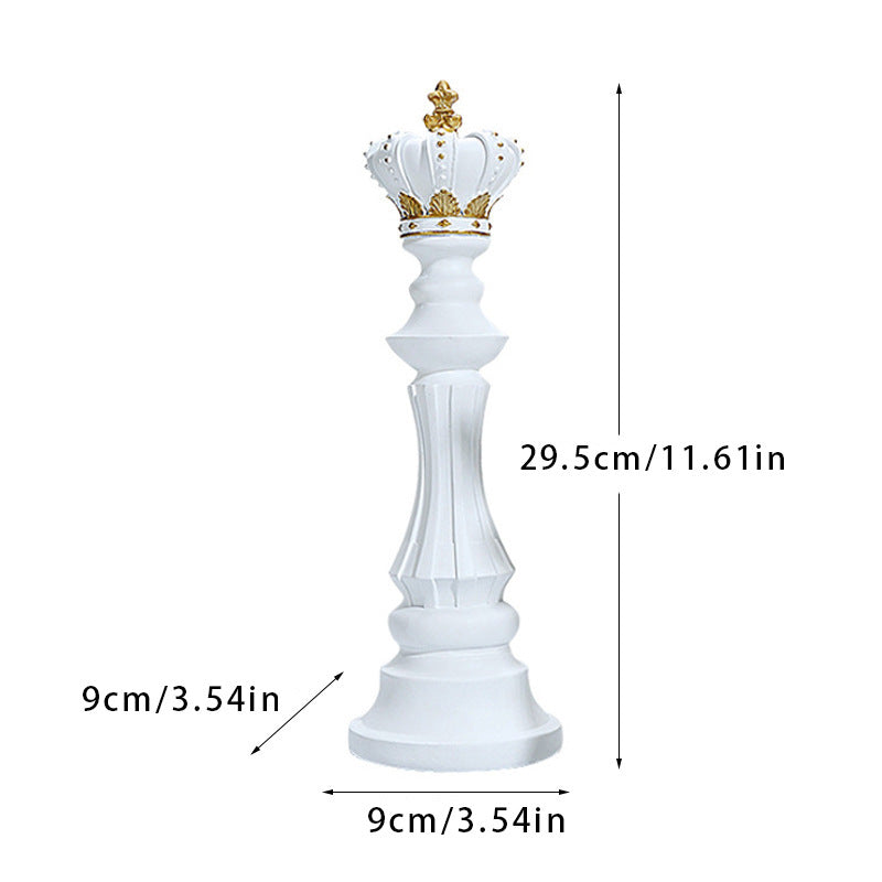 Chess Kingdom Queen Showpiece [ White ]