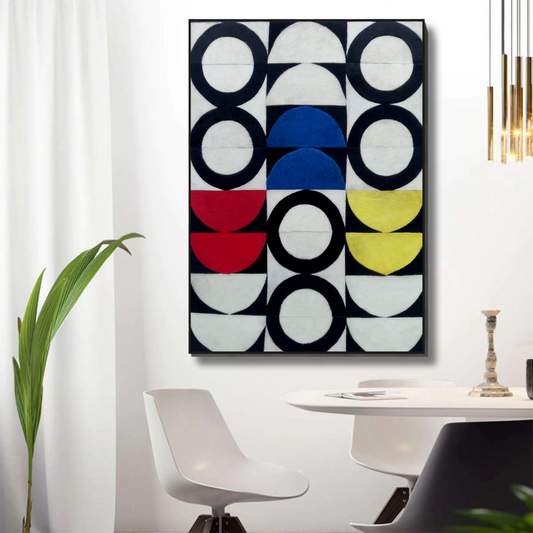 Orbital Play Leather Wall Decor [ 20x30 Inches]