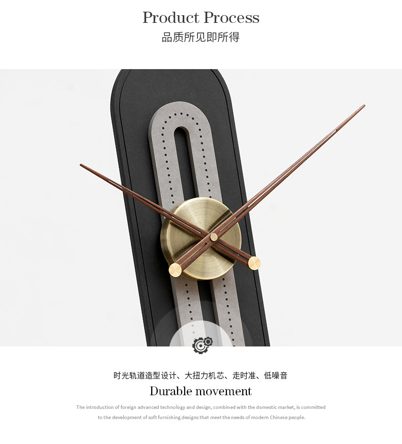 The Touch of Suave - Luxe Wall Clock - Style 2