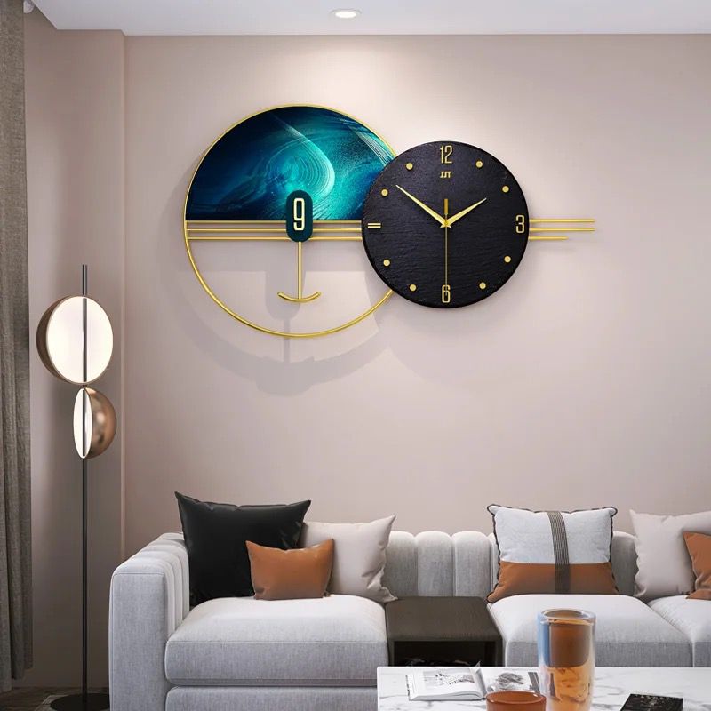 Fancy Metal Wall Clock For Home Decor