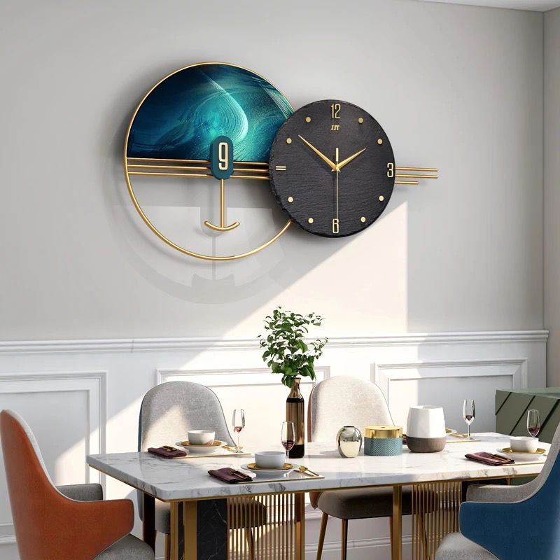 Fancy Metal Wall Clock For Home Decor