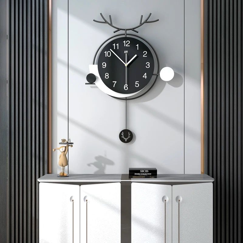 Fancy Metal Wall Clock For Home Decor