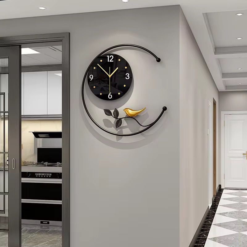 Fancy Metal Wall Clock For Home Decor