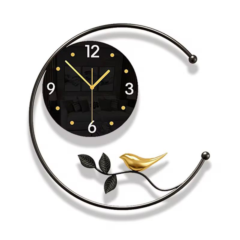 Fancy Metal Wall Clock For Home Decor