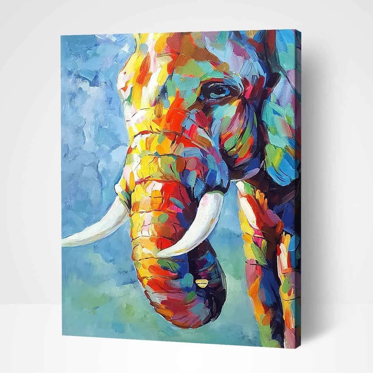 Ecstasy Elephant 100% Hand Painted Wall Painting