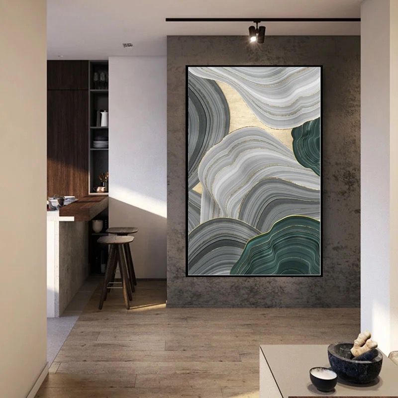 Abstract 100% Handmade Wall Painting