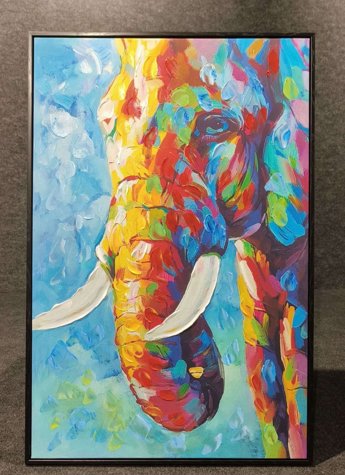 Ecstasy Elephant 100% Hand Painted Wall Painting