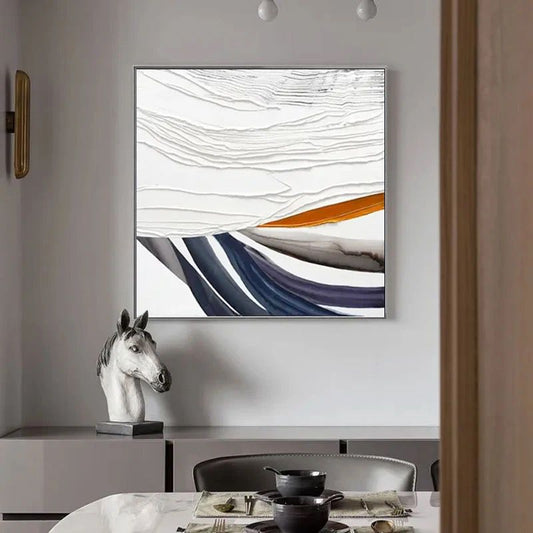 Beauty in Abstraction 100% Handpainted Wall Painting