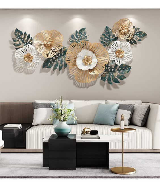 Buy Floral Metal Wall Art For Home Decor | TheDecorVilla Company ...